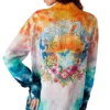Surf Trip Long Sleeve Silk Shirt| Casablanca Paris