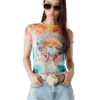 Surf Trip Tie Dye Mesh T-Shirt