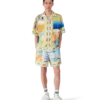 Surreal Pool Short Sleeve Silk Shirt Surreal Pool Short Sleeve Silk Shirt