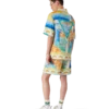 Surreal Pool Short Sleeve Silk Shirt Surreal Pool Short Sleeve Silk Shirt