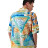 Surreal Pool Short Sleeve Silk Shirt Surreal Pool Short Sleeve Silk Shirt