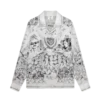 Tattoo Long Sleeve Silk Shirt Tattoo Long Sleeve Silk Shirt