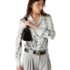 Tattoo Long Sleeve Silk Shirt Tattoo Long Sleeve Silk Shirt