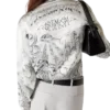Tattoo Long Sleeve Silk Shirt Tattoo Long Sleeve Silk Shirt