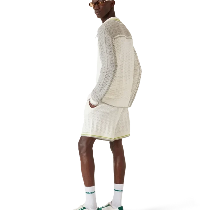 Tennis Boucle Long Sleeve Polo Shirt Tennis Boucle Long Sleeve Polo Shirt