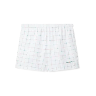Tennis Check Swim Trunks