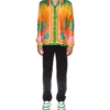 Tennis Club En Fleur Silk Shirt