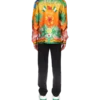 Tennis Club En Fleur Silk Shirt