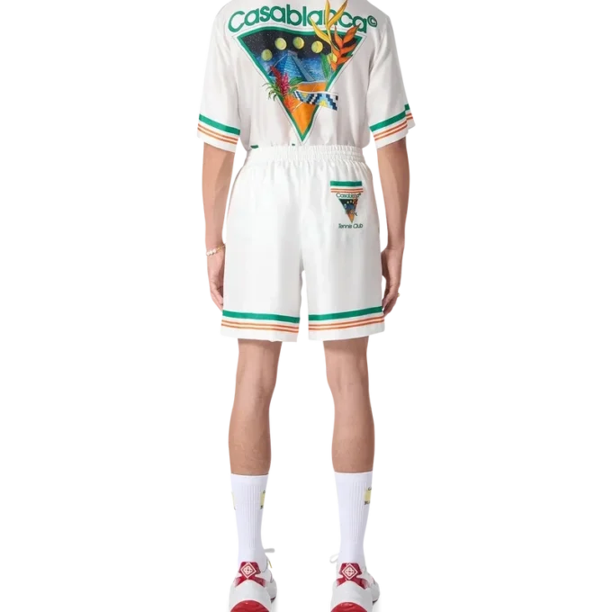 Tennis Club Icon Silk Shorts