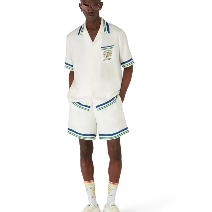 Tennis Club Icon Silk Twill Shorts