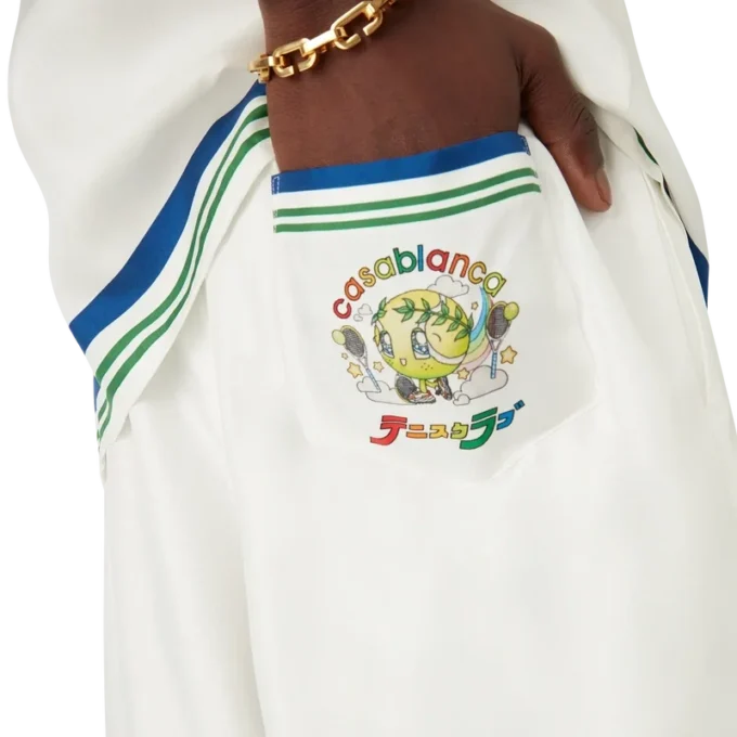 Tennis Club Icon Silk Twill Shorts