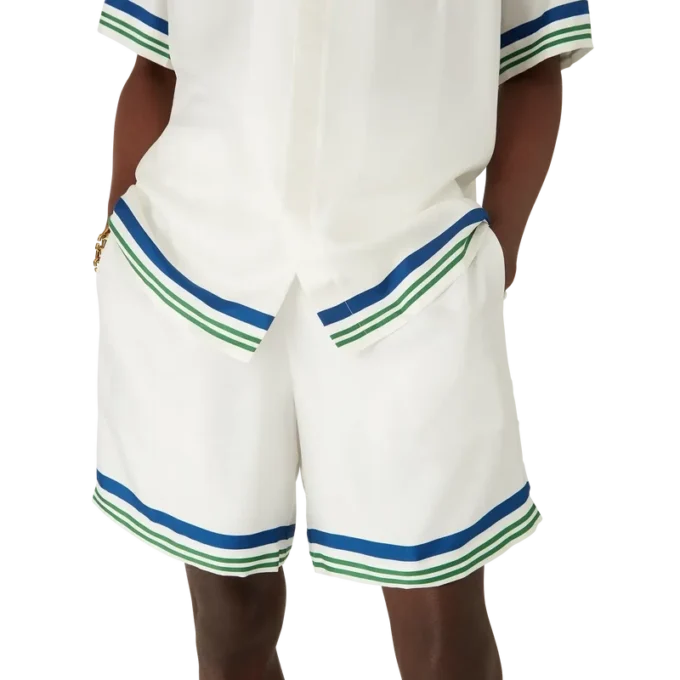 Tennis Club Icon Silk Twill Shorts
