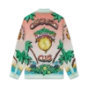 Tennis Club Long Sleeve Silk Shirt