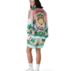 Tennis Club Long Sleeve Silk Shirt