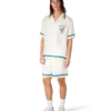 Tennis Club Short Sleeve Silk Shirt