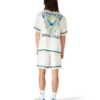Tennis Club Short Sleeve Silk Shirt