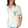Tennis Club Short Sleeve Silk Shirt