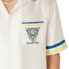 Tennis Club Short Sleeve Silk Shirt