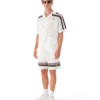 Tennis Cotton Crochet Short Sleeve Shirt