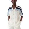 Tennis Cotton Crochet Short Sleeve Shirt