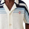 Tennis Cotton Crochet Short Sleeve Shirt
