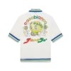 Tennis Mascot Short Sleeve Silk Twill Shirt