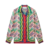 Tennis Monogram Silk Shirt