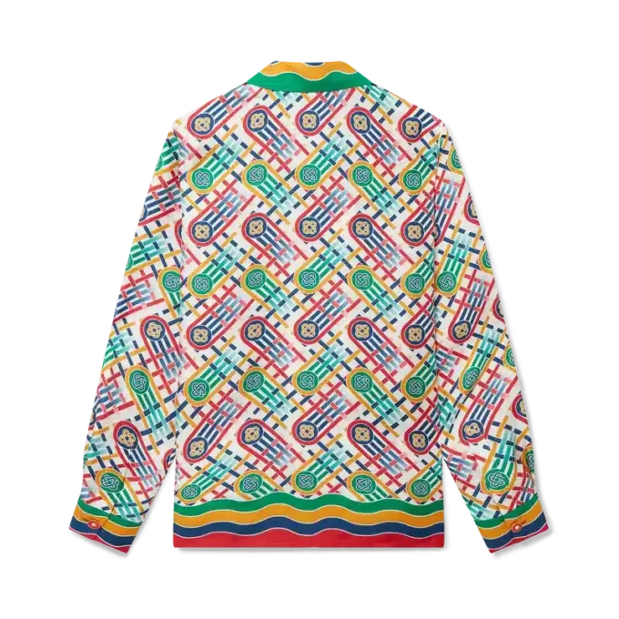 Tennis Monogram Silk Shirt
