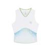 Tennis Printed Racer Top