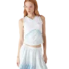 Tennis Printed Racer Top