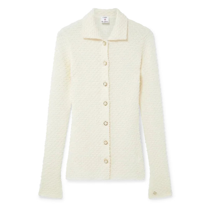 Textured Knitted Shirt