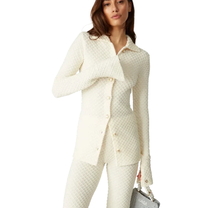 Textured Knitted Shirt