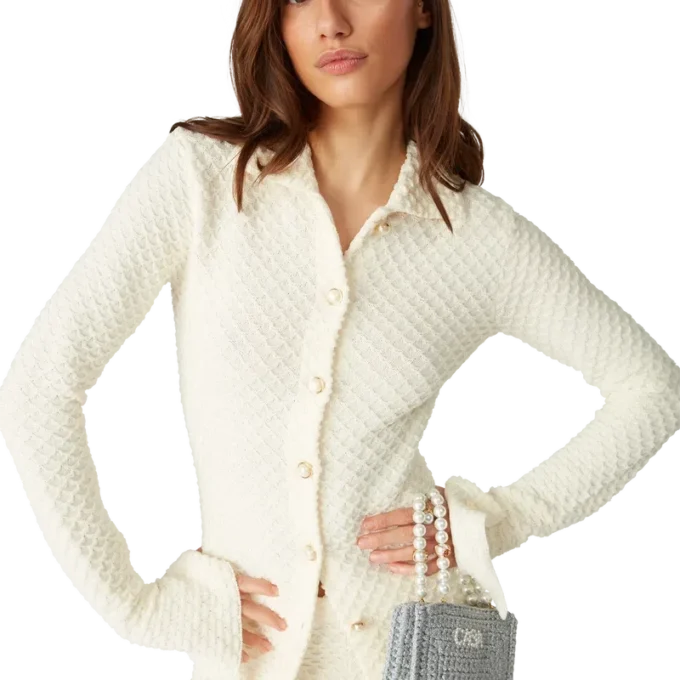 Textured Knitted Shirt
