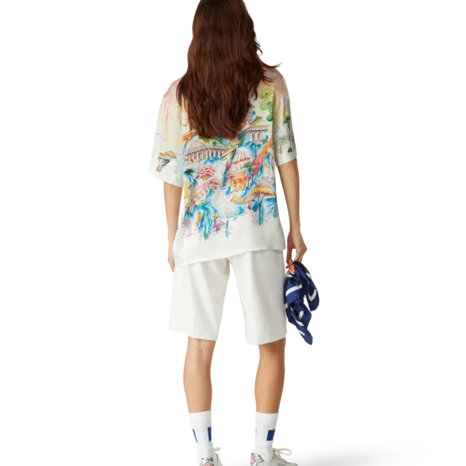 The Road to Knowledge Short Sleeve Silk Shirt The Road to Knowledge Short Sleeve Silk Shirt