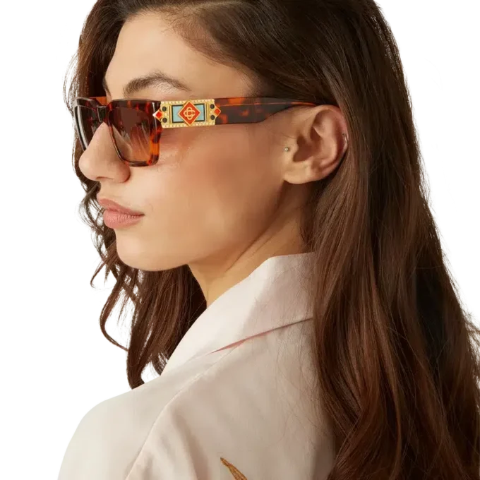 Tortoiseshell the Square Metope Sunglasses Tortoiseshell the Square Metope Sunglasses
