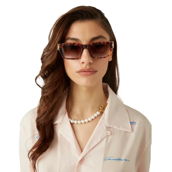 Tortoiseshell the Square Metope Sunglasses Tortoiseshell the Square Metope Sunglasses