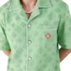 Towelling Monogram Short Sleeve Shirt Towelling Monogram Short Sleeve Shirt