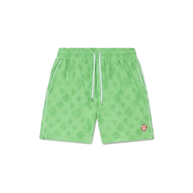 Towelling Monogram Shorts Towelling Monogram Shorts