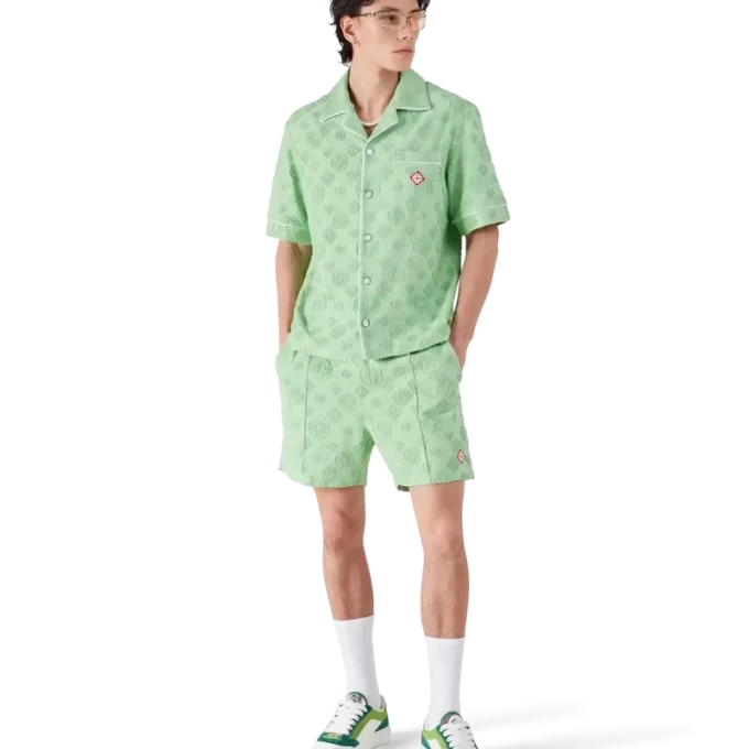 Towelling Monogram Shorts Towelling Monogram Shorts