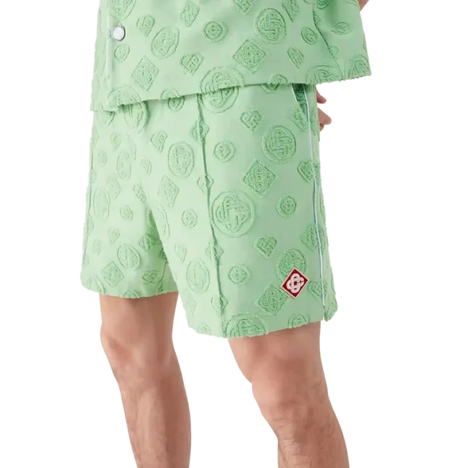 Towelling Monogram Shorts Towelling Monogram Shorts