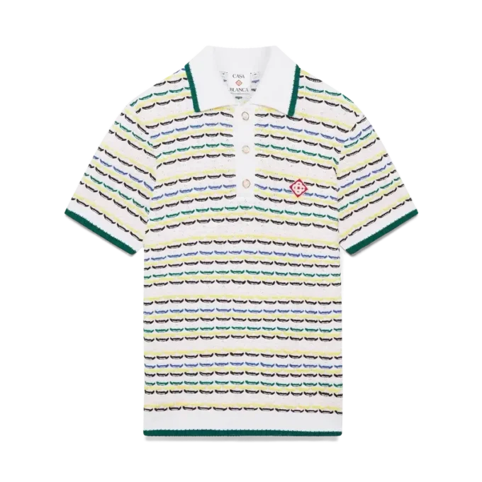 Tuck Stitch Short Sleeve Polo Shirt Tuck Stitch Short Sleeve Polo Shirt