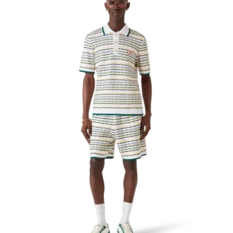 Tuck Stitch Short Sleeve Polo Shirt Tuck Stitch Short Sleeve Polo Shirt