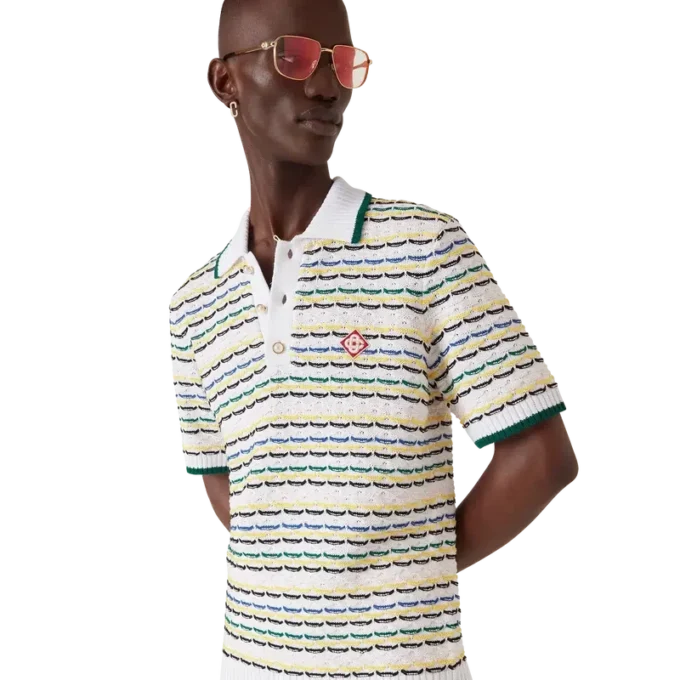Tuck Stitch Short Sleeve Polo Shirt Tuck Stitch Short Sleeve Polo Shirt