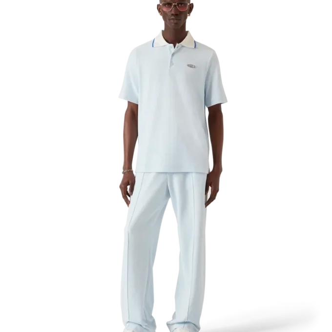 Velour Short Sleeve Polo Shirt Velour Short Sleeve Polo Shirt
