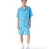 Velour Short Sleeve Stripe Shirt