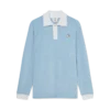 Velour Stripe Polo Shirt Velour Stripe Polo Shirt