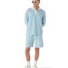 Velour Stripe Polo Shirt Velour Stripe Polo Shirt