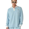 Velour Stripe Polo Shirt Velour Stripe Polo Shirt