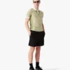 Vertical Stripe Short Sleeve Polo Shirt Vertical Stripe Short Sleeve Polo Shirt