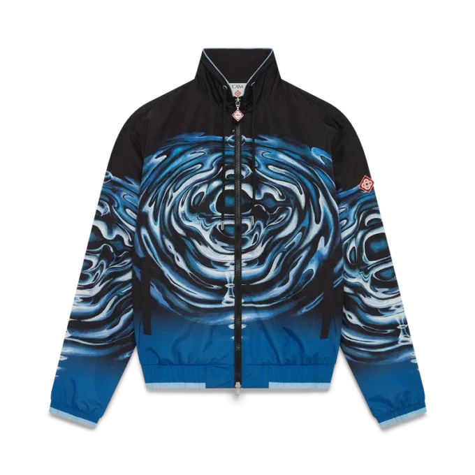 Warped Logo Ripple Windbreaker Jacket Warped Logo Ripple Windbreaker Jacket